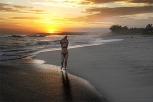 150 meters to Playa Toluca